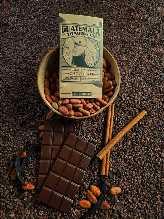 50% CACAO Organic MILK CHOCOLATE with Guatemalan Vanilla – Single Origin