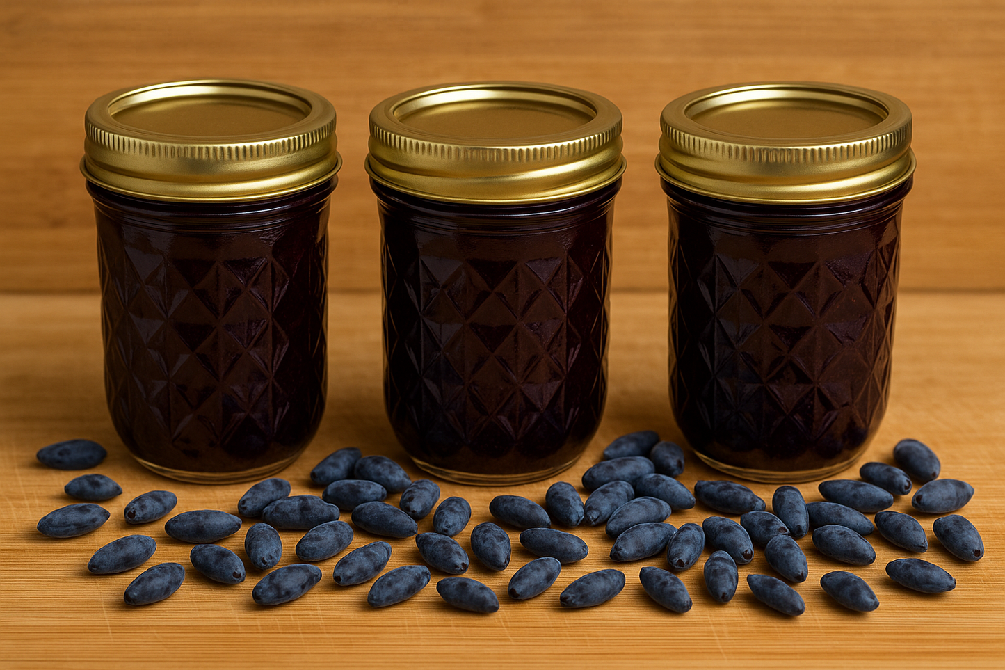 Honeyberry Jam - 8oz - Hecho a mano - orgánico