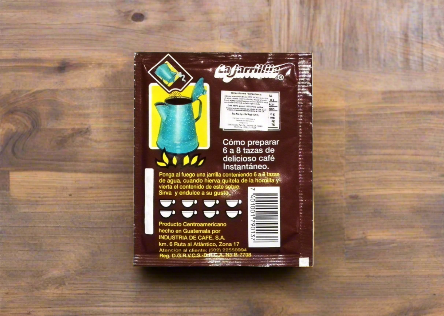 (f) La Jarrillita Instant Coffee from Guatemala (10 pack)