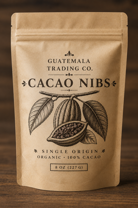 Pure Roasted Cacao Nibs – 8 oz (227g)
